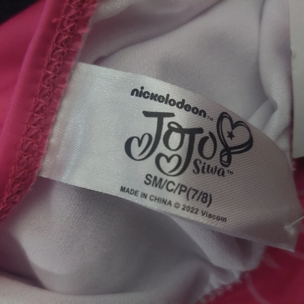 nwt Girls Jojo Siwa one-piece swimsuit‎ small 7/8